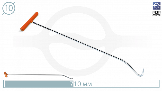 Крючок Фредди 1101407 (Ø10 мм, 710 мм) - правый