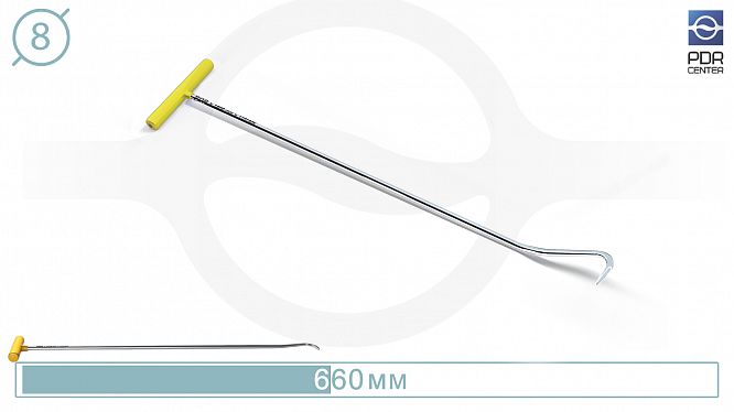 Крючок Фредди 3102084 (Ø8 мм,660 мм) - правый и левый