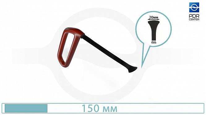 Китовый хвост узкий "Flex Black" 1370311 (150 мм)